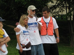 Jeremy’s mother, father and brother.