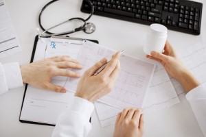 two doctors prescribing medication