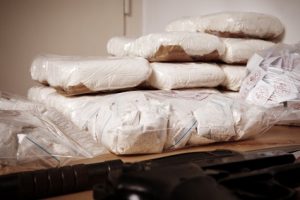 Drug criminality - packages and dozens of drugs and raw opium